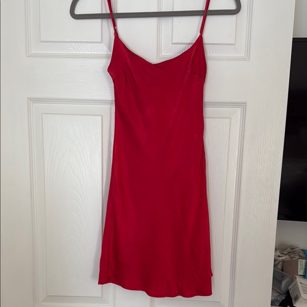 Meshki “Valentina satin mini dress”